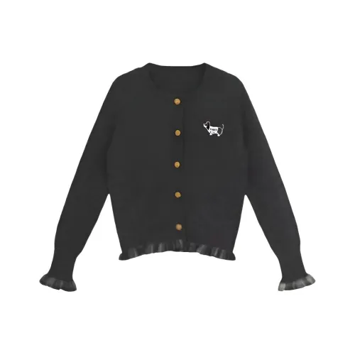 XIAOJUCHUANLI Черный Женский Трикотаж