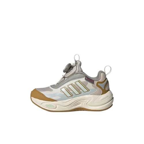 Adidas CLIMAWARM Устойчивый к истиранию Отскок Термический Низкий Топ Детская Беговая Обувь Чудесный Белый