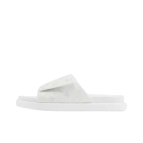 LOUIS VUITTON Miami EVA Шлепанцы Мужские Белые