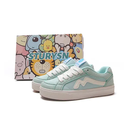 STUR YSN Устойчивые к истиранию Легкие Противоскользящие Низкие Кроссовки для скейтбординга Женские Озерный зеленый