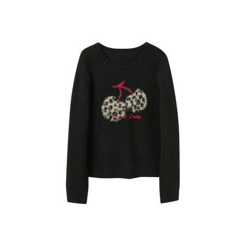 3COLOUR Классический черный Женская трикотажная одежда