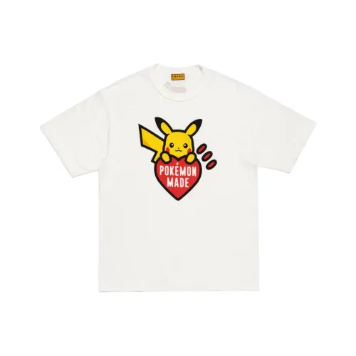 HUMAN MADE x pokemon Pokémon Collaboration FW25 T-рубашка Унисекс