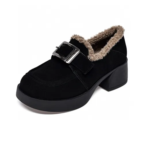 H2 Платформа Мягкий флис с подкладкой Удобные Женские Лоферы