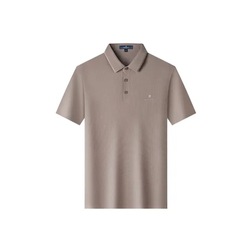 Montagut Business Collection SS24 Polo Мужское Серый Зеленый