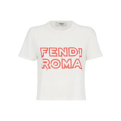 FENDI SS23 КРОП ТОП Женский Белый