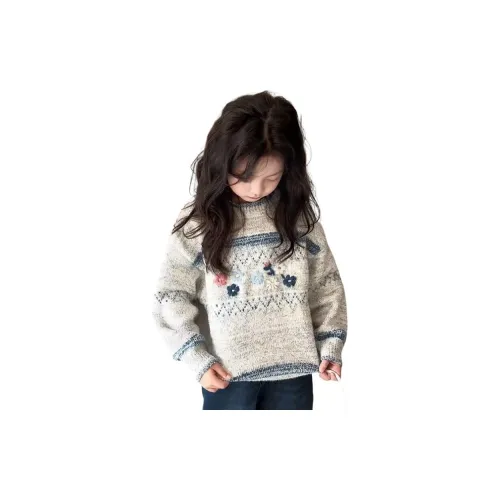 Mu Qingqing Серый Школьный возраст Свитера