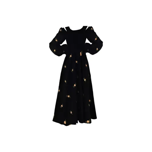 ZUKIZUKI Длинное платье с длинными рукавами женское