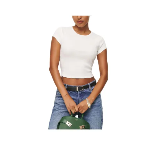 Reformation Белые Женские T-рубашки