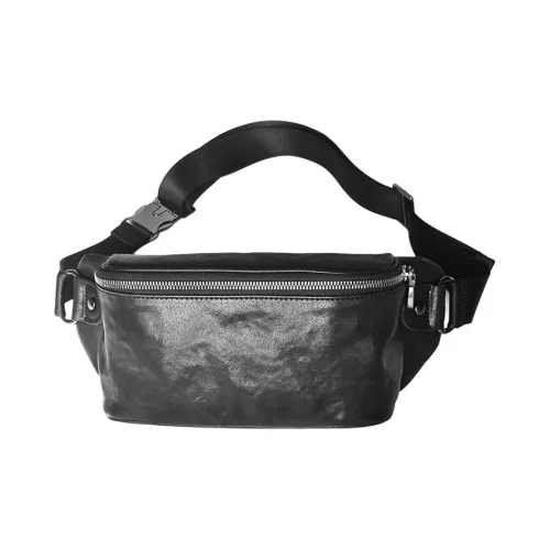 DOSRFINI Растительное дубление верх крупнозернистая текстура коровья кожа кошелек средний мужской черный