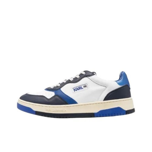 KARL LAGERFELD Низкий топ Скейтборд Кроссовки Мужские Синие