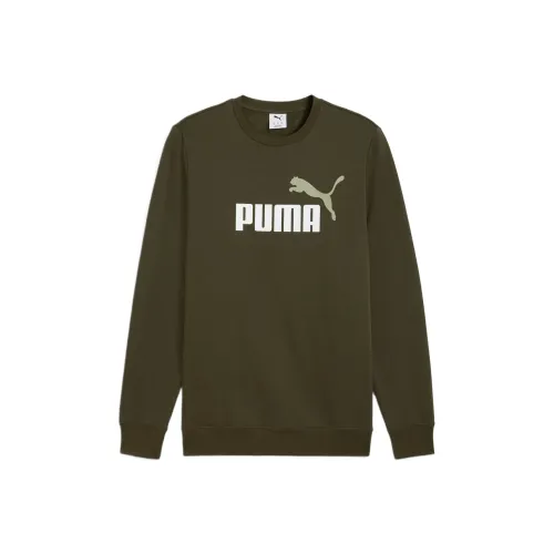 PUMA Essentials Темно-оливковые Мужские Свитера