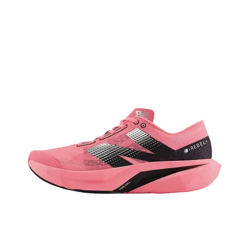 New Balance Rebel V4 Support Низкий Топ FUELCELL Тренировочные Беговые Кроссовки Мужские Розовые