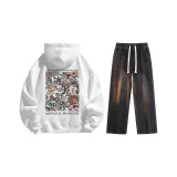Set (White Standard Edition + Black Jeans)  
Комплект (Белый Стандартный Выпуск + Черные Джинсы)