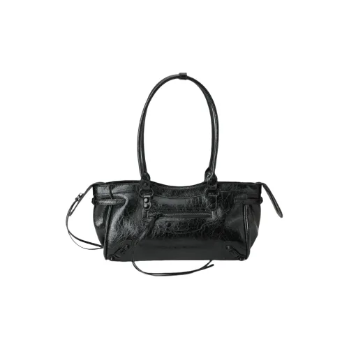 BEGOOER Microfiber Synthetic Leather Shoulder Bag Standard Women's Black BEGOOER Микрофибра Синтетическая Кожа Сумка через плечо Стандартная Женская Черная