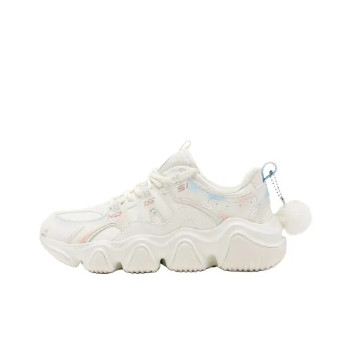 QIAODAN Claw Shoes 2,0 противоскользящие устойчивые к истиранию термические низкие топовые кроссовки с подошвой женские белые синие