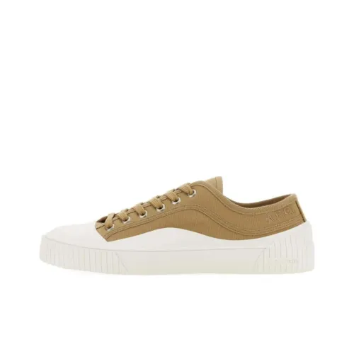 A.P.C. Joint Paragraph Low Скейтборд Кроссовки Унисекс Бежевые