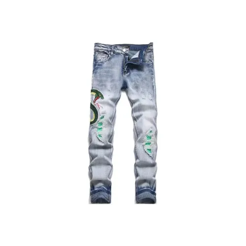 GOYN Blue Unisex Jeans GOYN Синий Унисекс Джинсы