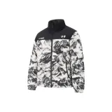 Грозовой серый с полным принтом "Снег Гора" / Черный