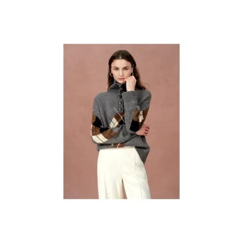 FABRIQUE Серый Женские Свитера