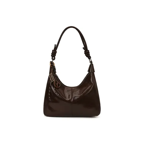 PINK·LAND ПУ (полиуретан) Сумка через плечо Стандартная Женская Кофейный Бордовый Коричневый Черный