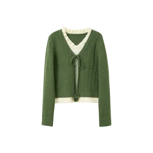 3COLOUR Avocado Green Женская Трикотажная