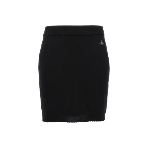 Vivienne Westwood Повседневный Длинный Юбка Женская Черная