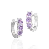 Сверкающий фиолетовый циркон