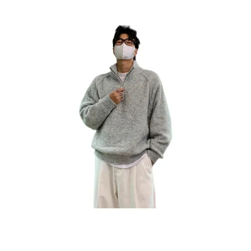 GUHUO Серый Унисекс Трикотаж