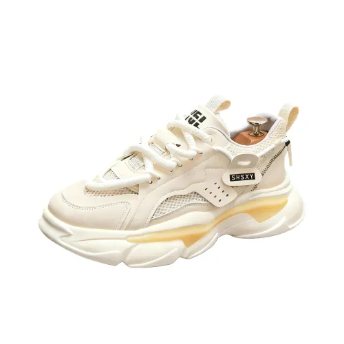 SENJIALUO Амортизация Рекомендуемый рост Увеличение Дышащий Противоскользящий Низкий Топ Толстая подошва Кроссовки Мужские