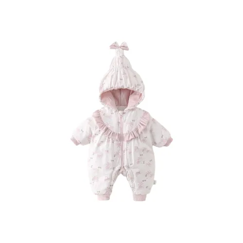 XiaoJinBu Розовый Малыш Комбинезоны Ползунки