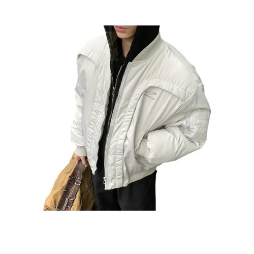 DANJUE Светло-серый унисекс пуховики