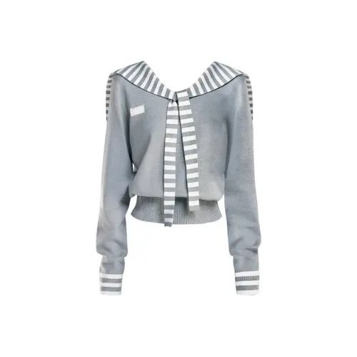 YINLEI Длинный рукав Трикотаж Женский