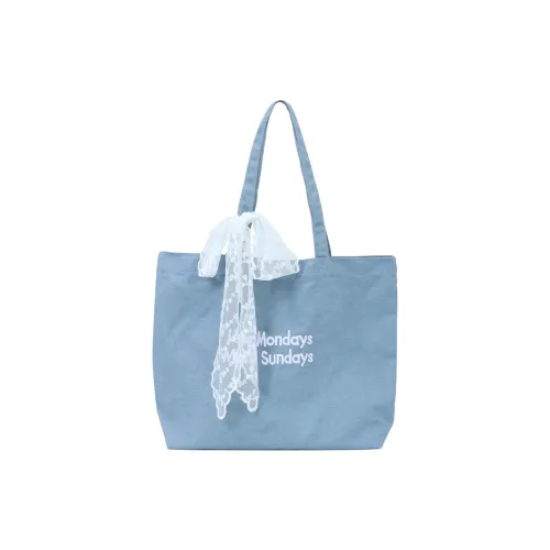 OTA Carefree Weekend Кружево Холст Сумка Эксклюзивная Премиум Джинсовая Синий Плечевая Сумка Стандартная Женская