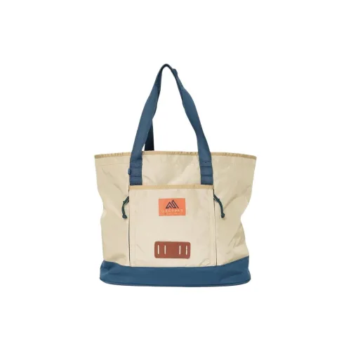 GREGORY Jeff CANHAM Коллаборация Ткань Тоут Сумка Сумка для покупок Рюкзак Сумка на одно плечо Унисекс Бежевый и Синий