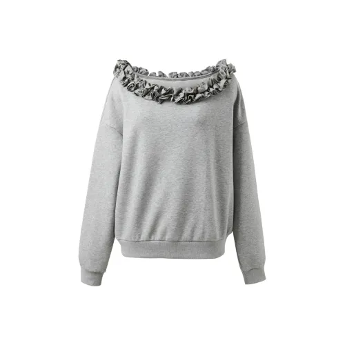 3COLOUR Каменный серый Женские Свитшоты