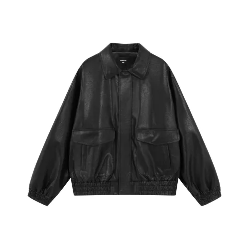 Куртка из кожи GROUNDZERO унисекс