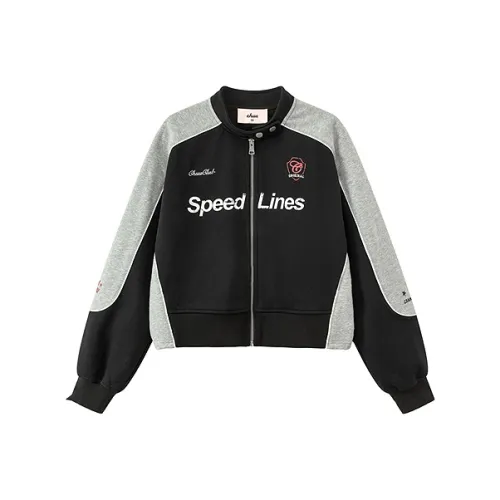 CHUU Черное Женское Короткое Пальто