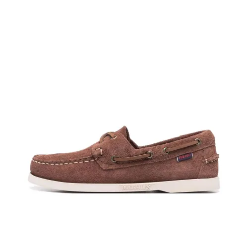 Sebago Portland Топсайдеры Мужские Красный Коричневый