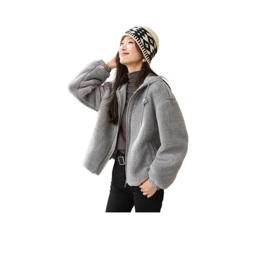 Mo Han Yi Mei Вельвет Feel Пальто Женское