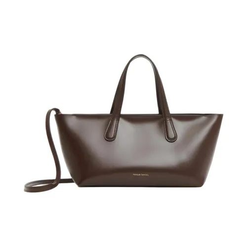 MANSUR GAVRIEL Телячья кожа Тоут Сумка Сумка для покупок Сумка на плечо Сумка мини Женская Шоколадная