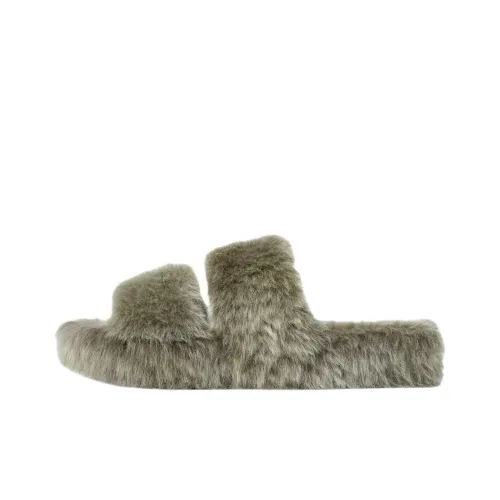 CELINE Triomphe Шлепанцы Женские Зеленые