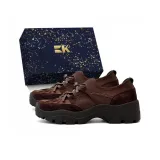 Коричневый - Эксклюзивная обувь Коробка