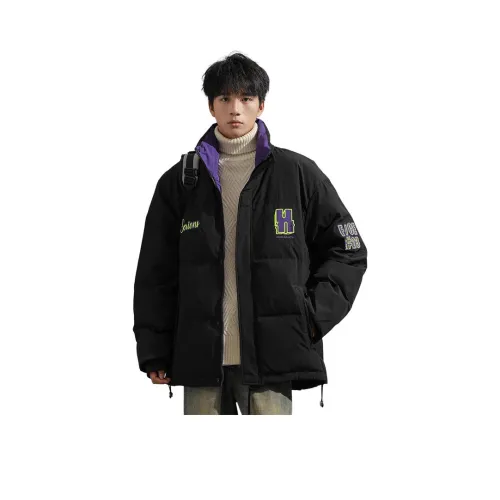 GXXX Черный Унисекс Пуховики