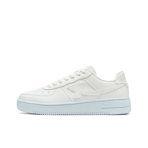 XTEP Air Force 1 Lightweight Anti Slip Low Top Скейтборд Кроссовки Женские Sail Белый Лунный Камень Синий