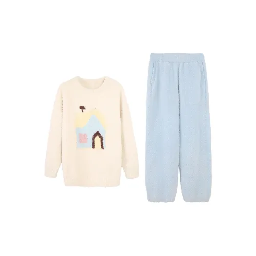 Aannsfam Shell Жёлтый Женский Пижамный Комплект