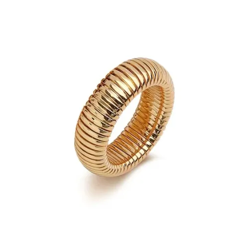 Retro Chic Brass Gold Plated Gladiator Мягкий Кольцо Женские