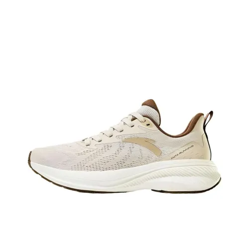 ANTA RUNNING Collection Амортизация Износостойкие Низкие Кроссовки для Бега Мужские Белый Древесный Цвет