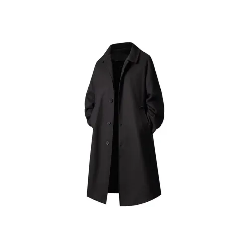 PLQV Черное Унисекс Пальто