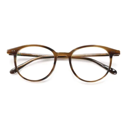 QINGZHIZUO Импортный Ацетатный Круглый Оптические Очки Унисекс Коричневый Черепаховый