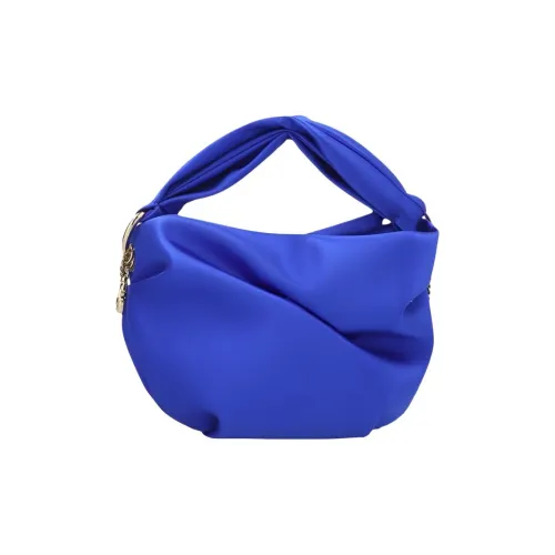 Jimmy Choo Satin Сумка через плечо Сумка Женская Синяя